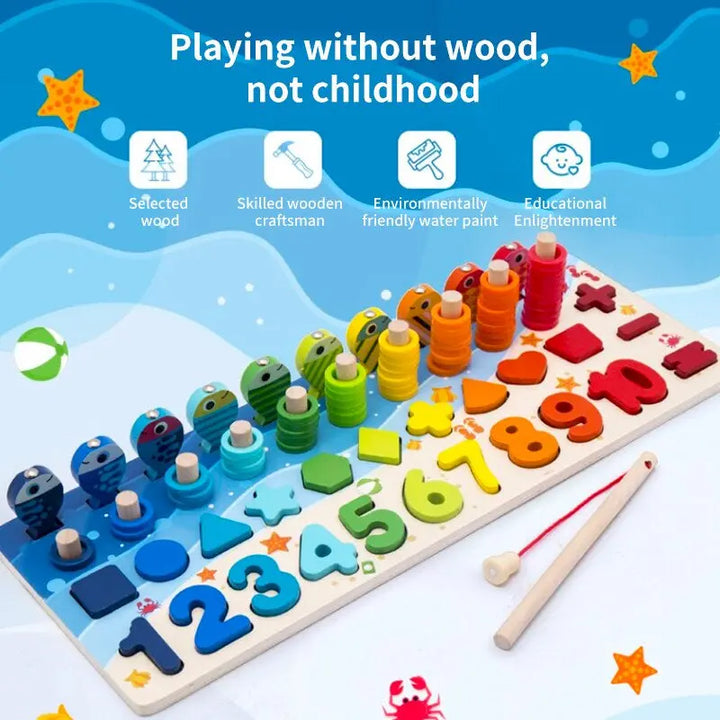 Children Magnetic Fishing Block Toy TrendoraXentrix