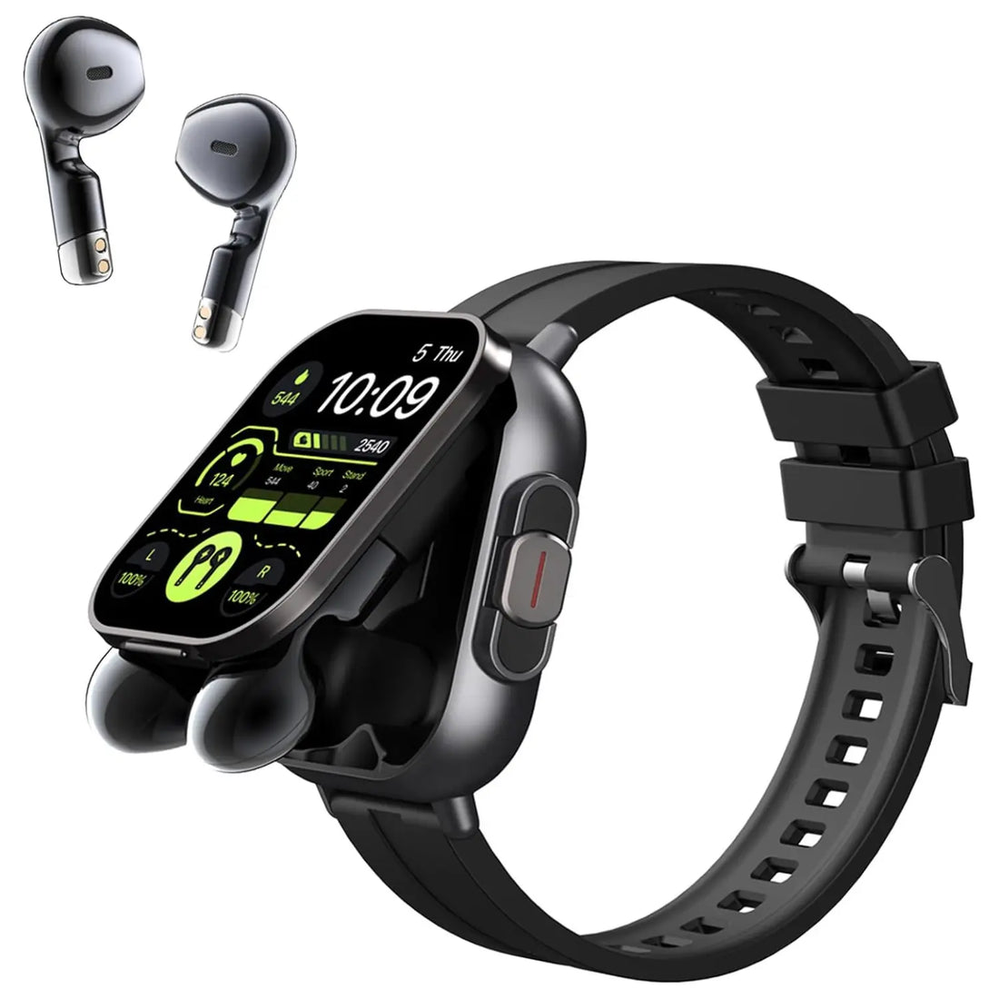 2-in-1 Smartwatch with Wireless Earbuds TrendoraXentrix