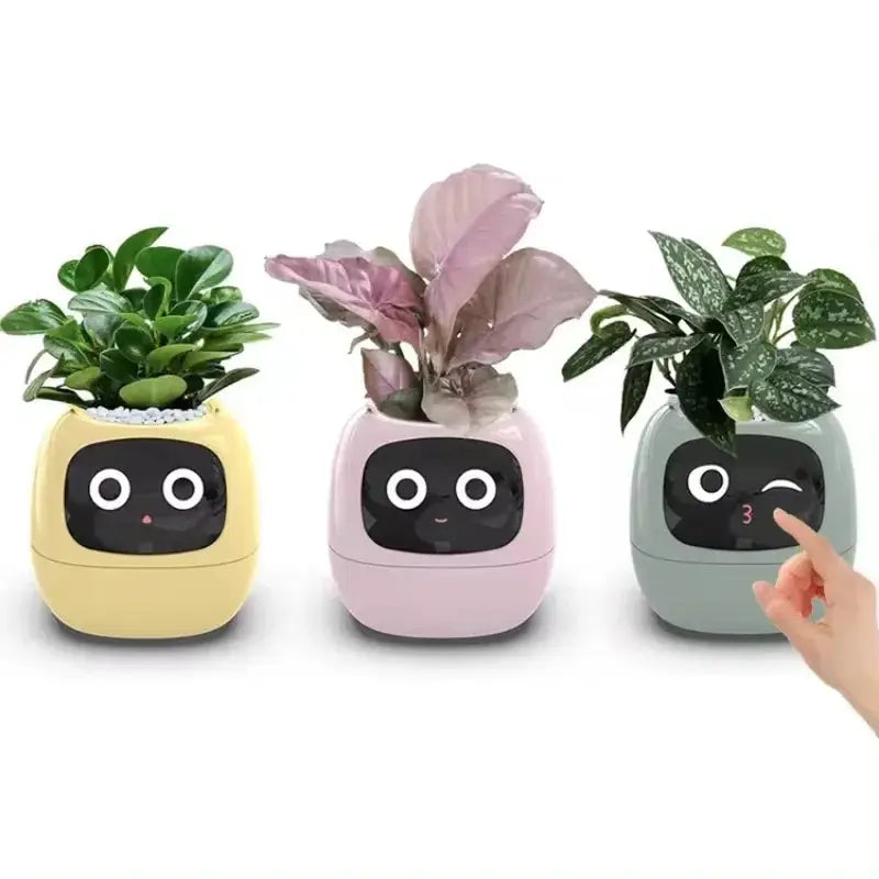 Smart Interactive Flower Pot with Plant Monitoring TrendoraXentrix