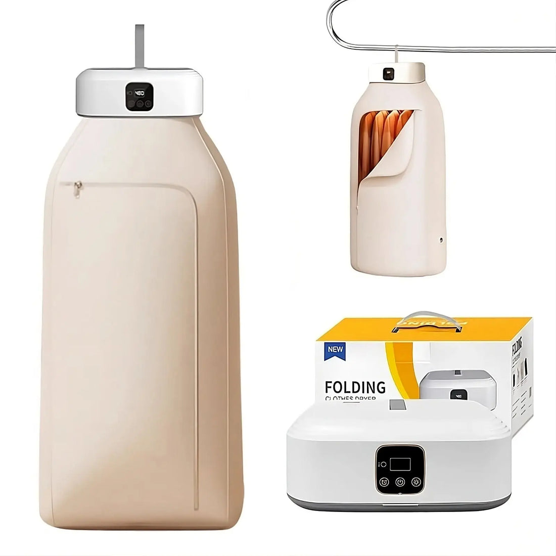 Portable Electric Clothes Dryer for Travel & Home TrendoraXentrix