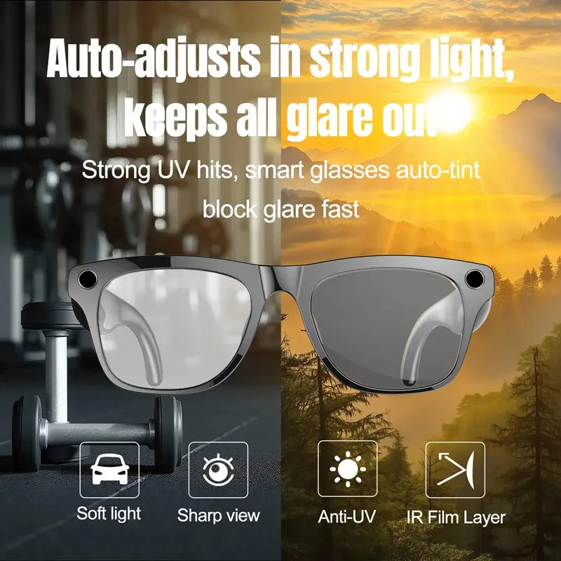 AI Smart Camera Glasses with Bluetooth & Voice Translation TrendoraXentrix