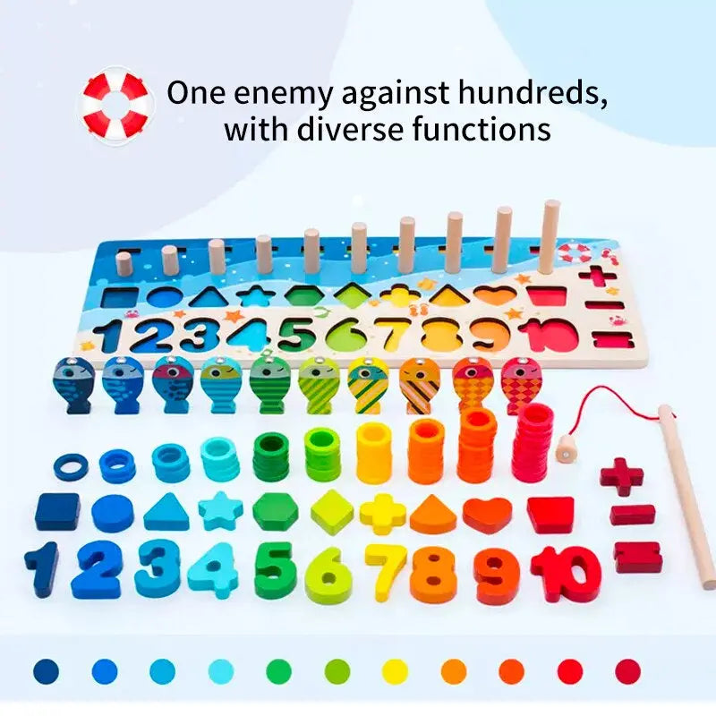 Children Magnetic Fishing Block Toy TrendoraXentrix