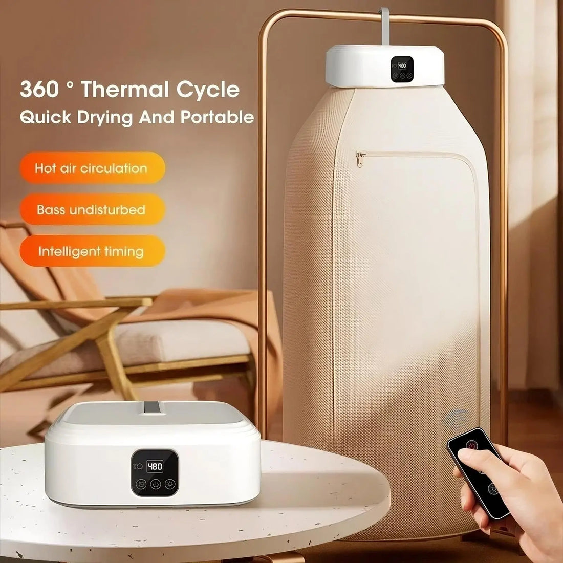 Portable Electric Clothes Dryer for Travel & Home TrendoraXentrix