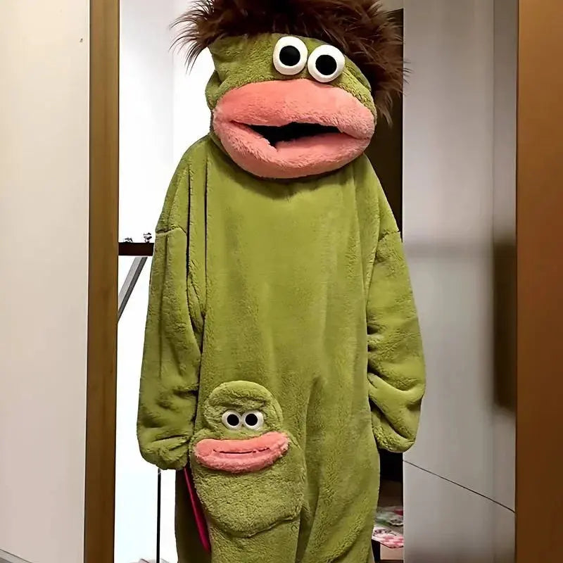 Funny Green Monster Onesie Pajamas TrendoraXentrix