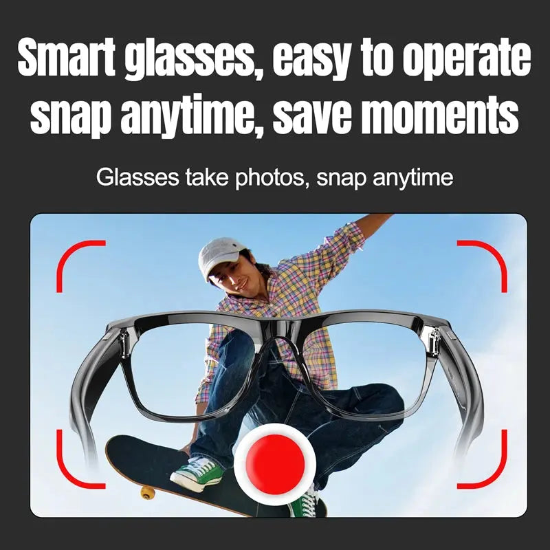 AI Smart Camera Glasses with Bluetooth & Voice Translation TrendoraXentrix