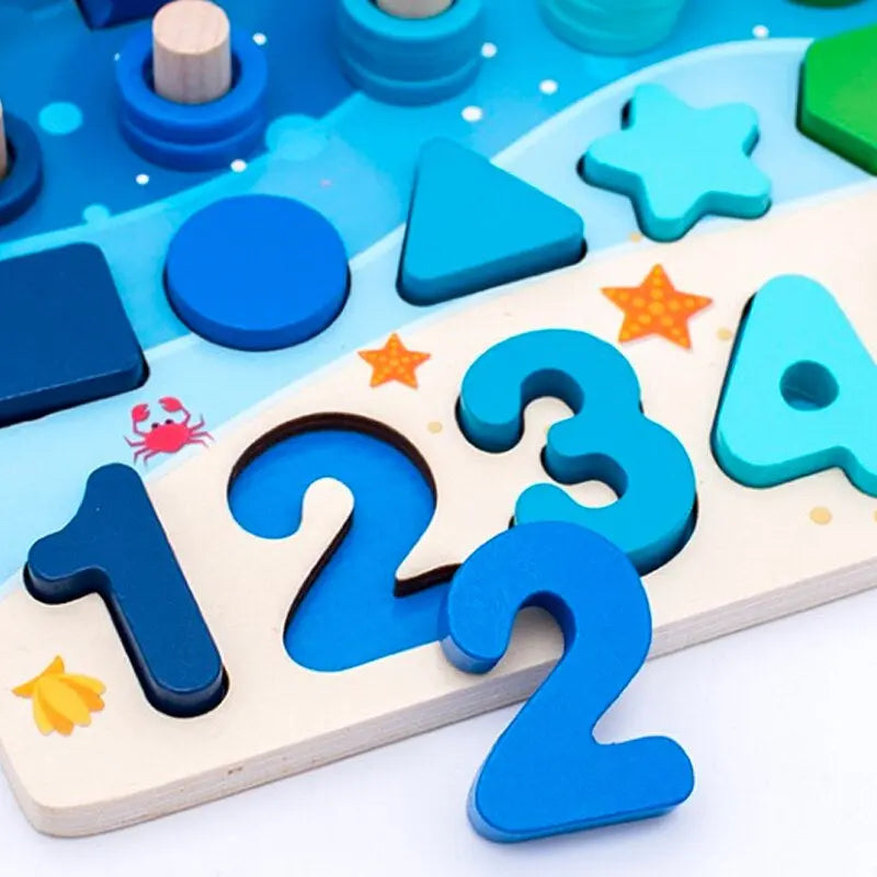Children Magnetic Fishing Block Toy TrendoraXentrix