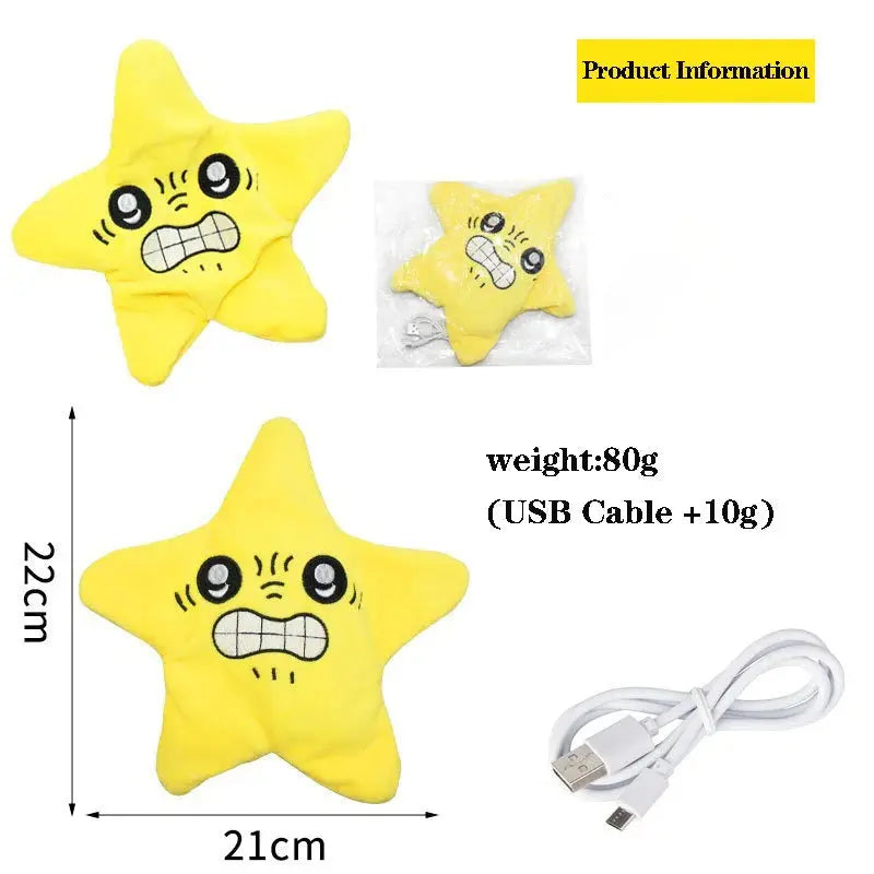 Interactive Dancing Star Plush Toy TrendoraXentrix