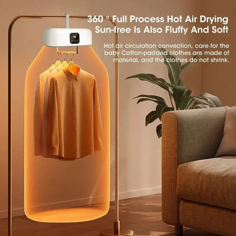 Portable Electric Clothes Dryer for Travel & Home TrendoraXentrix