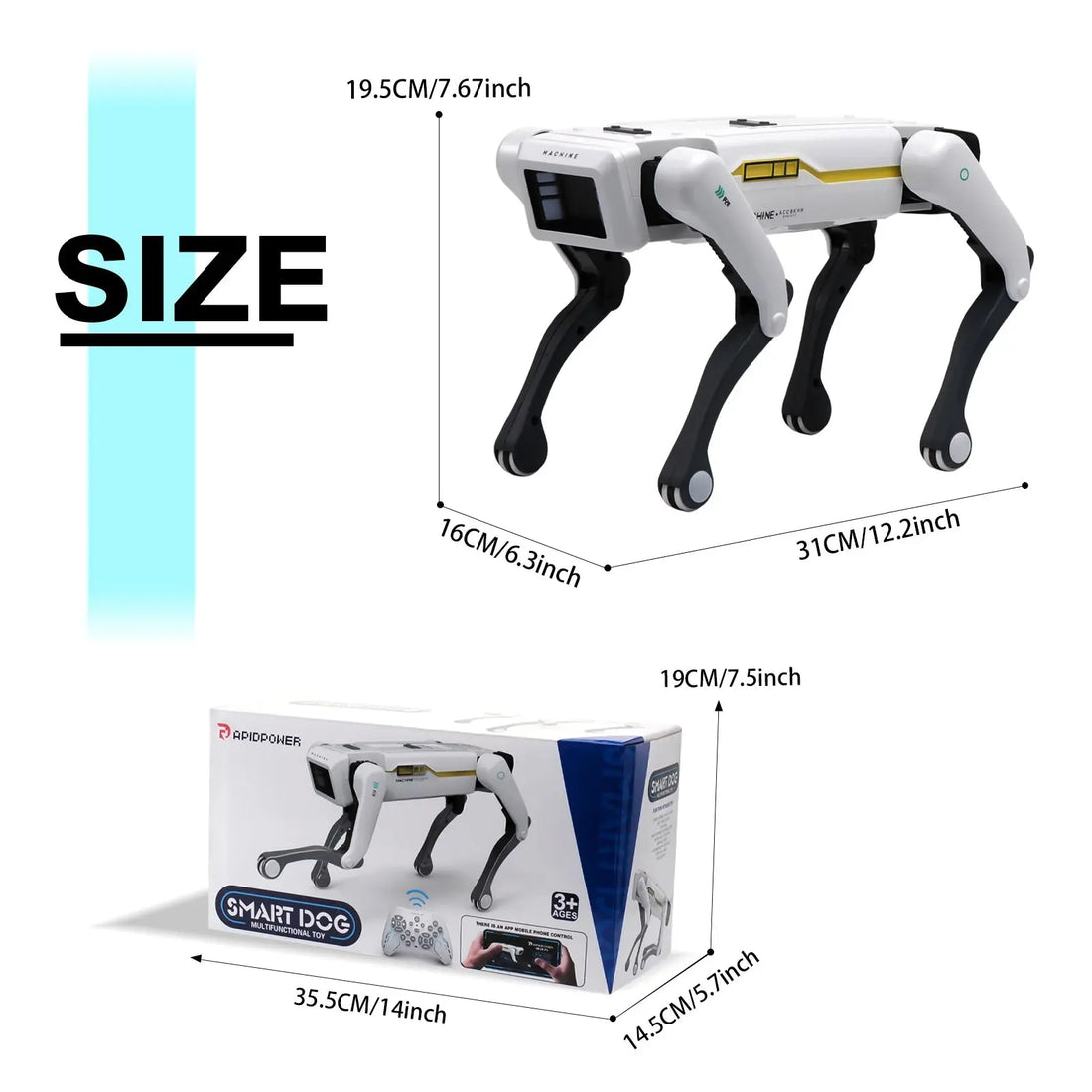 Interactive Robot Dog Toy TrendoraXentrix