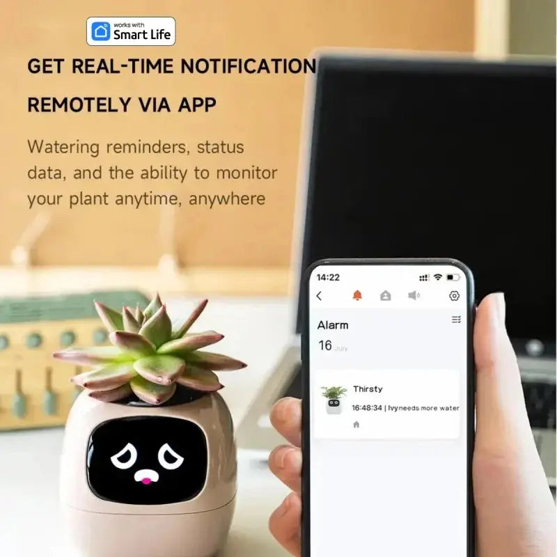 Smart Interactive Flower Pot with Plant Monitoring TrendoraXentrix