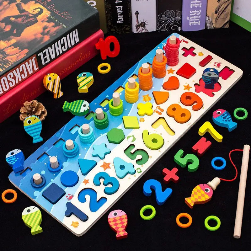 Children Magnetic Fishing Block Toy TrendoraXentrix
