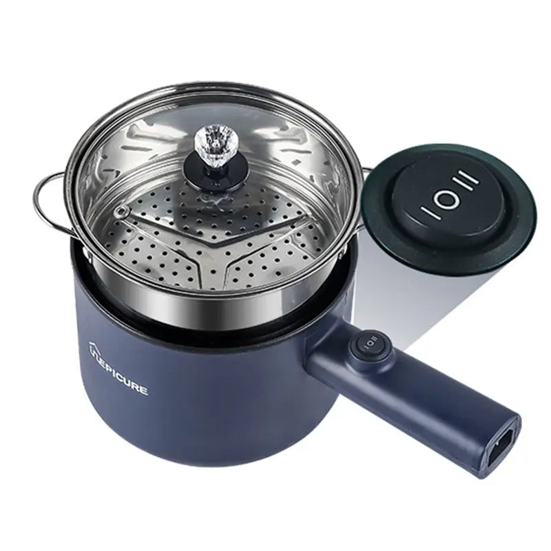 Portable Mini Electric Cooker – Hot Pot & Steamer for Home, Travel & Dorms TrendoraXentrix