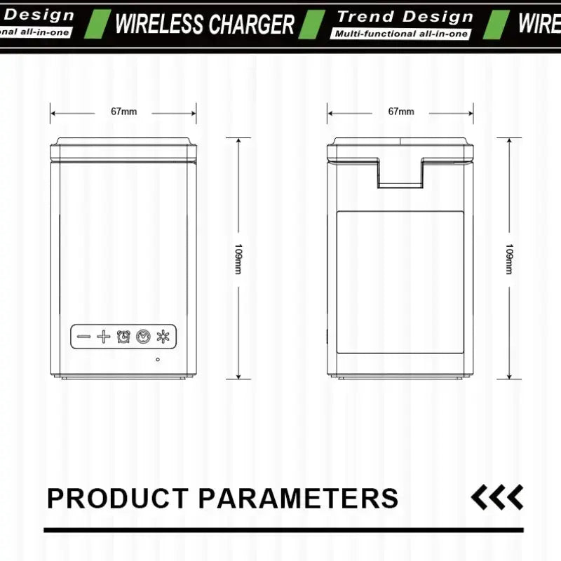6 in 1 Magnetic Wireless Charger & Speaker TrendoraXentrix