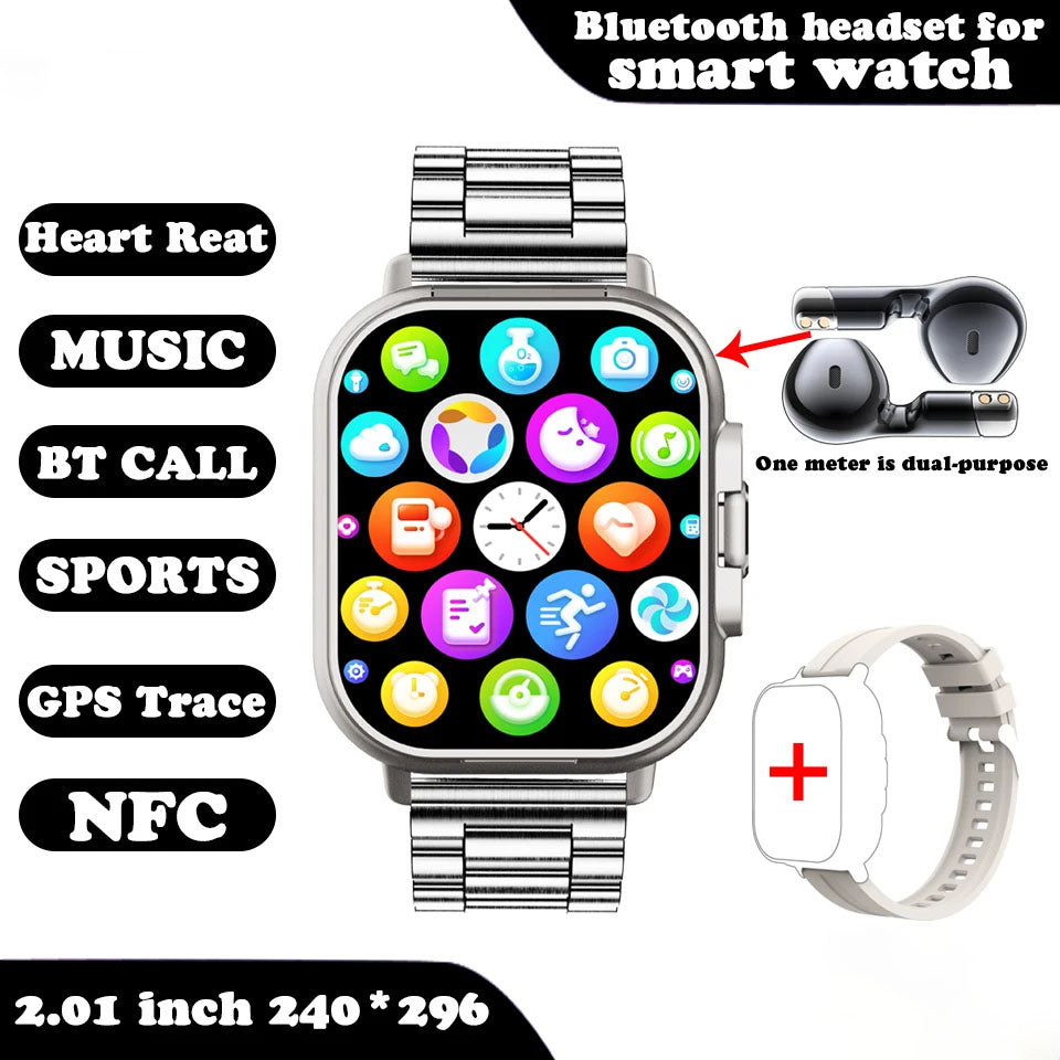 2-in-1 Smartwatch with Wireless Earbuds TrendoraXentrix
